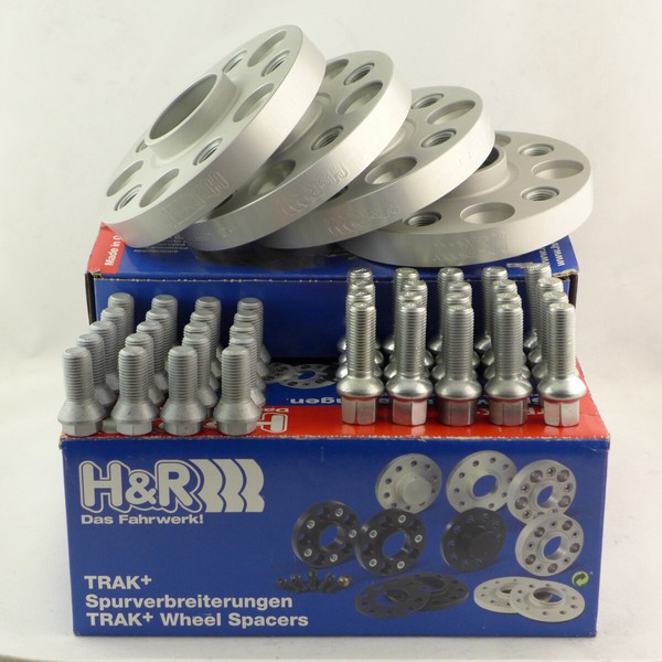 H&R Spurverbreiterung 40/80Mm Silber FüR A2 A3 TT Leon Fabia Golf Bora Beetle-image