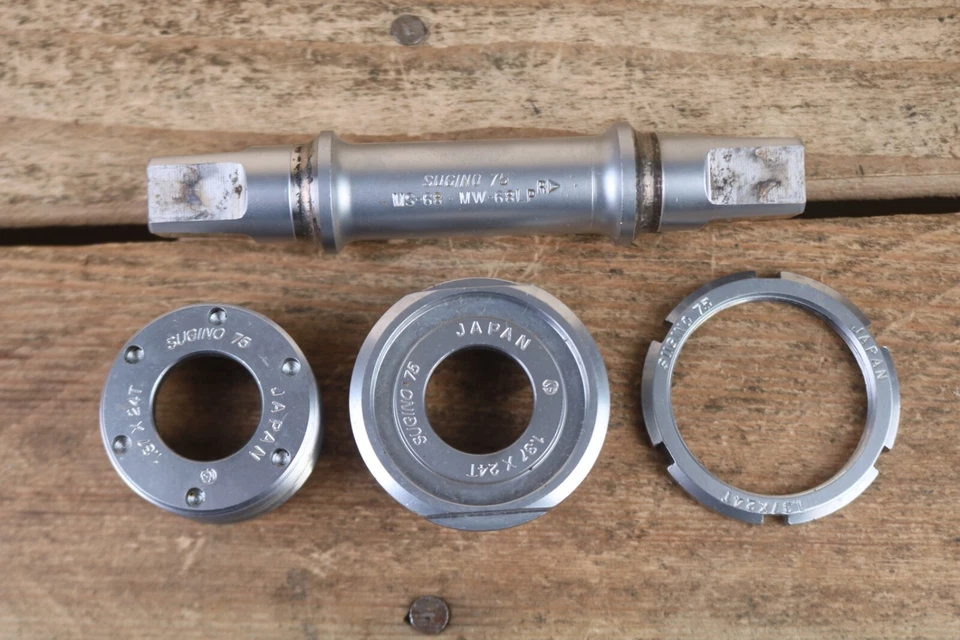 Sugino 75 NJS 109mm Bottom Bracket 1.37 x 24 tpi BSC Vintage Retro Track Bike - Image 4 of 4