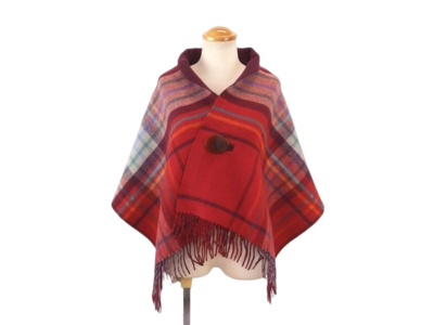 vivienne westwood キルティングストール Vivienne Westwood reversible stole Bordeaux check pattern 140×52cm