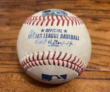 Yainer Diaz Astros Game Used DOUBLE Baseball 9/21/2024 Angels Hit #269 / 2B #50