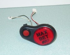 PACHISLO SLOT MACHINE LIGHTED MAX BET BUTTON ASSEMBLY FOR ELECO
