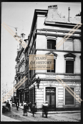 Photo Cologne 1944-46 Swiss Cafe Jean Abts. vorm jos. Wolter Street Corner House