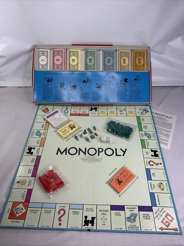 Vintage 1973 MONOPOLY No. 9 Parker Brothers Board Game - Classic (Complete) M100