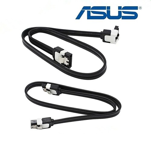 2 pièces câble de données féminin ASUS 6 Go/s SATA 3,0 câble de disque dur noir 42 cm - Photo 2/6