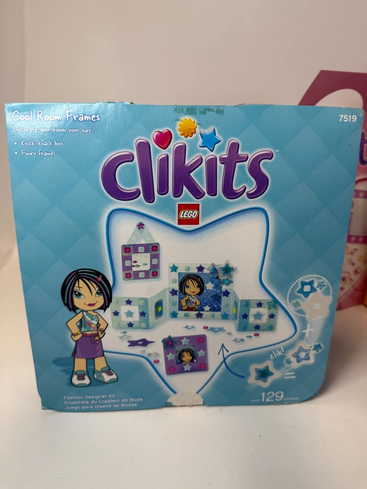 Lego Clikits - 7517 7518 7519 Cool Room Decor Catchers Frames Incomplete Rare - Image 2 of 4