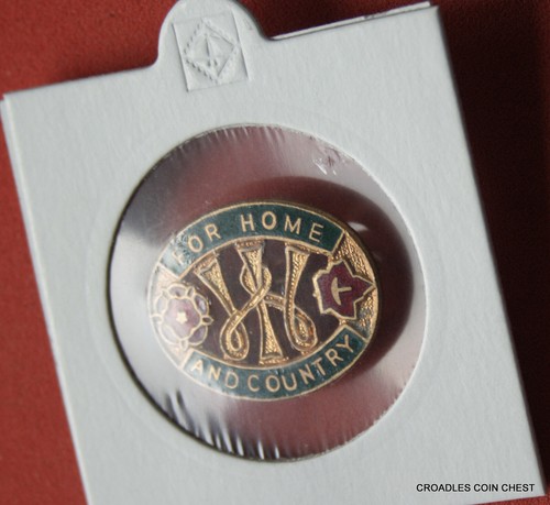 WAR SERVICE BADGE/PIN FOR HOME AND COUNTRY MAPLE LEAF AND ROSE #DQL50 - Picture 3 of 7