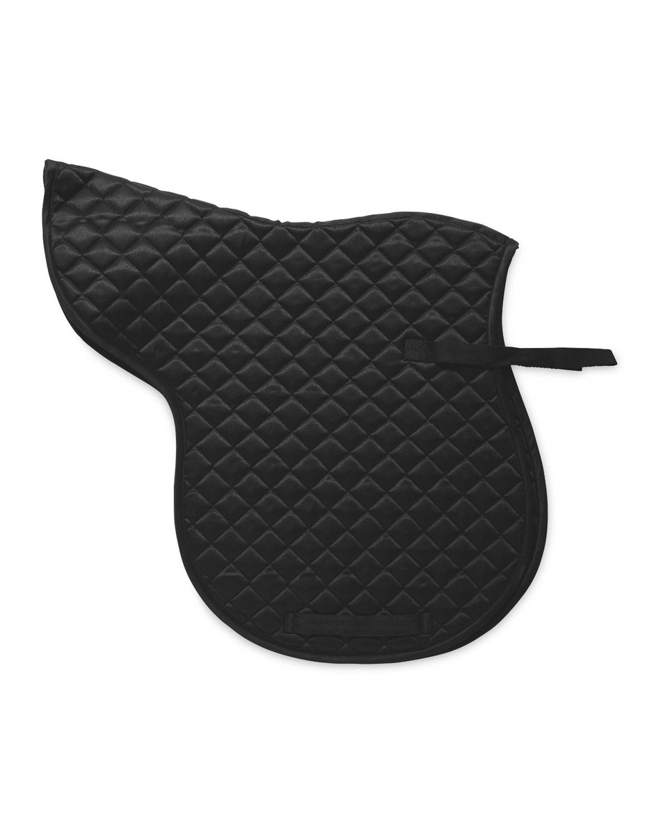 Tampon De Selle Carré Blanc – Numnah En Coton Pour Cheval – Taille Cob (occasion)