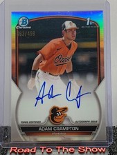 2023 Bowman Chrome Prospect Auto Refractor /499 Adam Crampton #CPA-CAN Auto