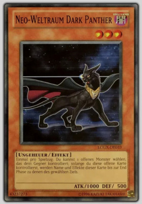 NEO SPACE DARK PANTHER LCGX-EN019 EXCELLENT YU-GI-OH NM