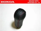 HONDA GENUINE  97-01 PRELUDE BB SIR 5MT Leather Red Stitching Shift Knob OEM