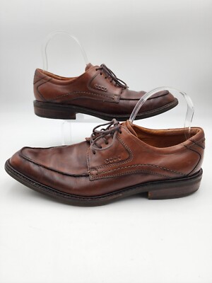 Ecco Oxford Mens Dress Shoes Brown Lace Up Comfort Size EU  display picture 2