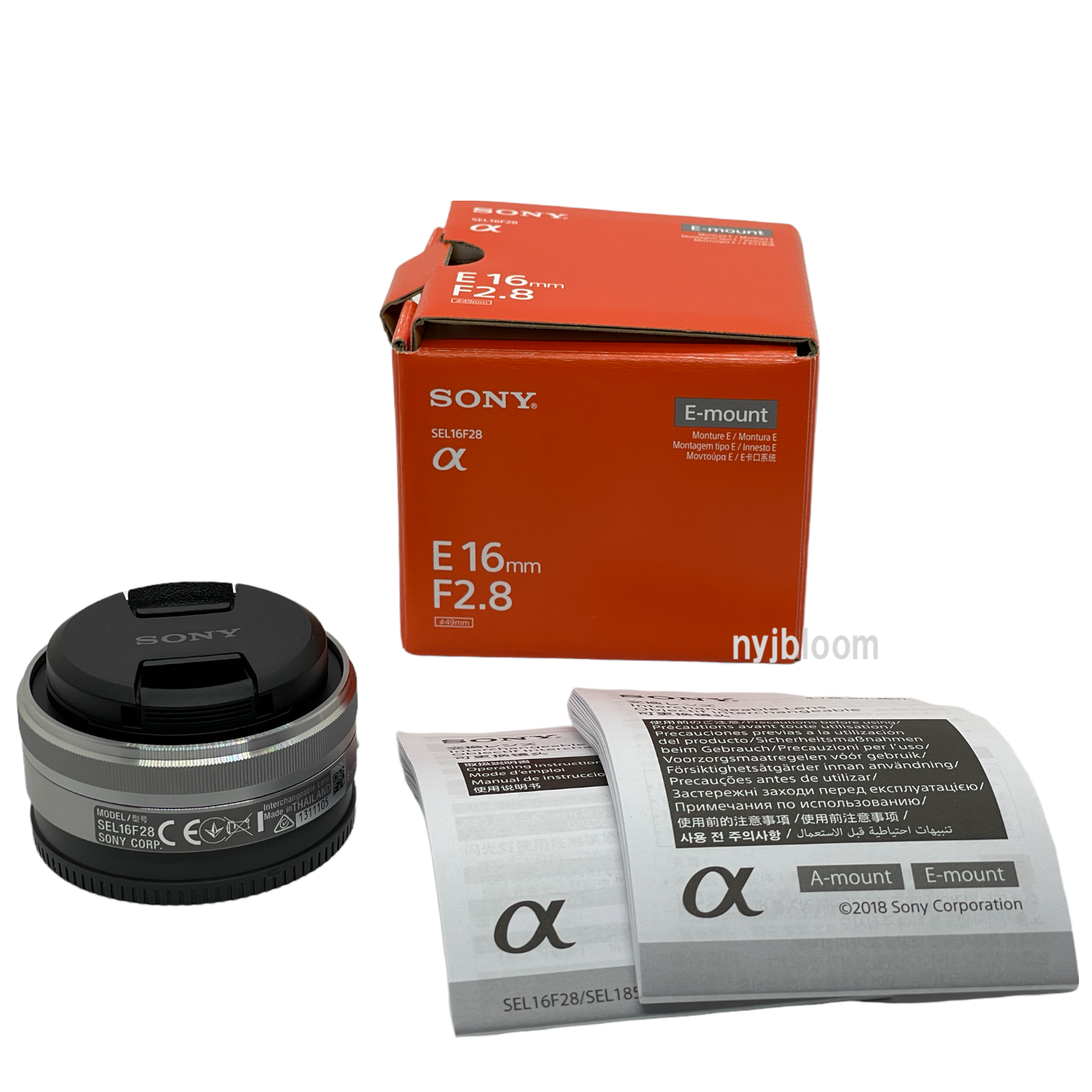 SONY E 16mm F2.8 SEL16F28 VCL-ECU1付-