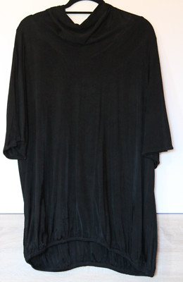 Evans Damen Sport  Shirt Oberteil Gr.52/54 schwarz Viskose K47