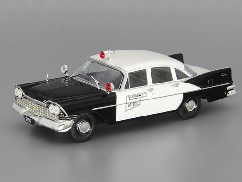 Plymouth Savoy Oklahoma Highway Patrol 1959 Year 1/43 Scale Diecast Model Car - Imagen 10 de 12