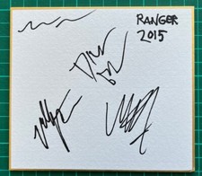 Ranger SIGNED Japan board GENUINE autographs LOUD PARK Speed METAL others listed