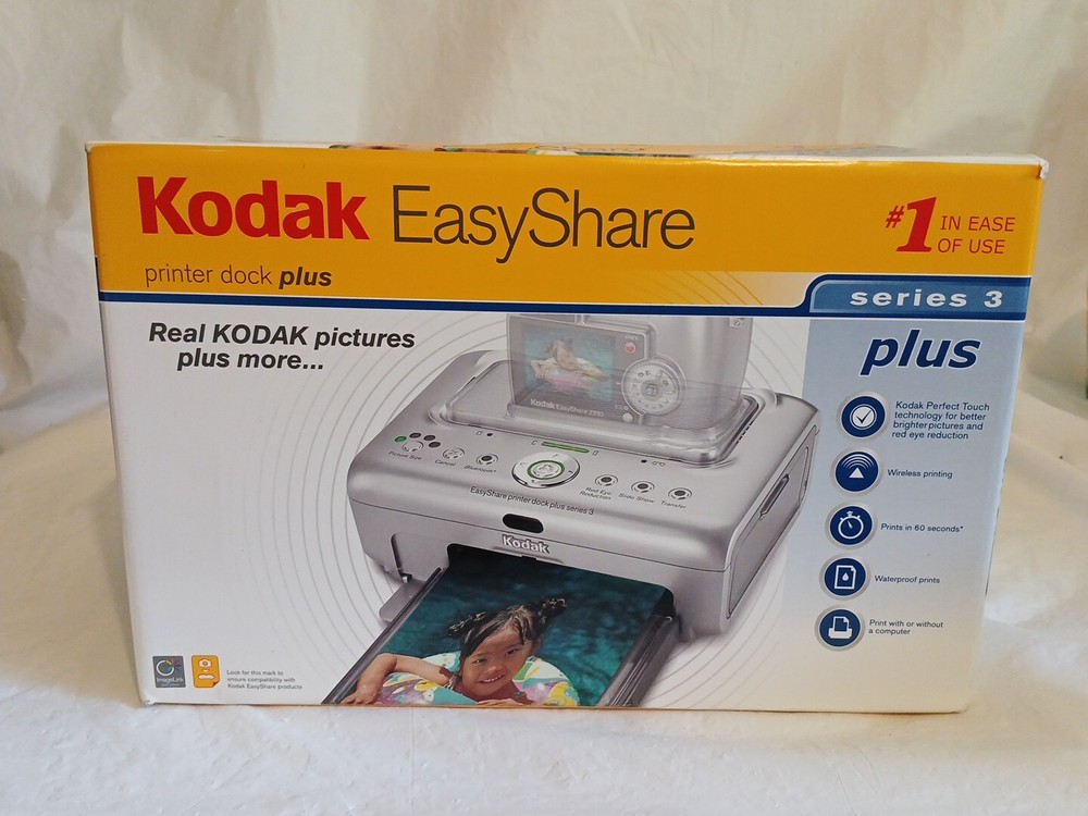 Brand New Kodak Easyshare Photo Printer Dock Series 3 Plus Wireless Printing