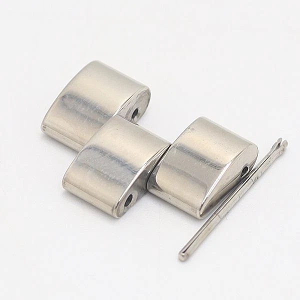 Gucci Véritable 1 Maillon Homme Montre Bracelet Ceinture Bracelet Pièces Argent 19mm