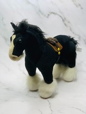 DISNEY STORE BRAVE ANGUS BLACK HORSE STUFFED ANIMAL PLUSH 17"