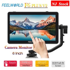 US FEELWORLD F6 Plus V2 6 Inch Camera DSLR Field Monitor 3D LUT Touch Screen 4K