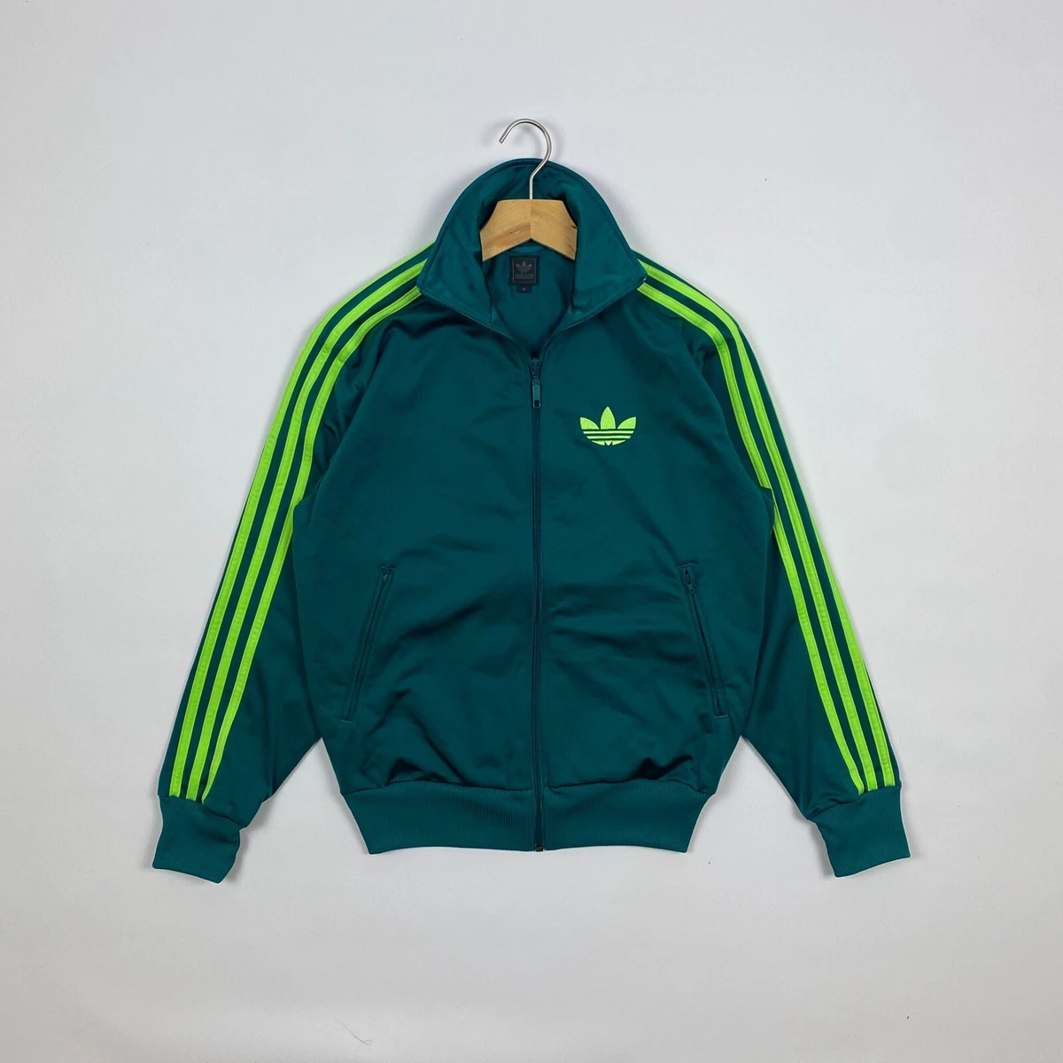 Vintage Adidas Green Men Track Jacket Size XS S eBay