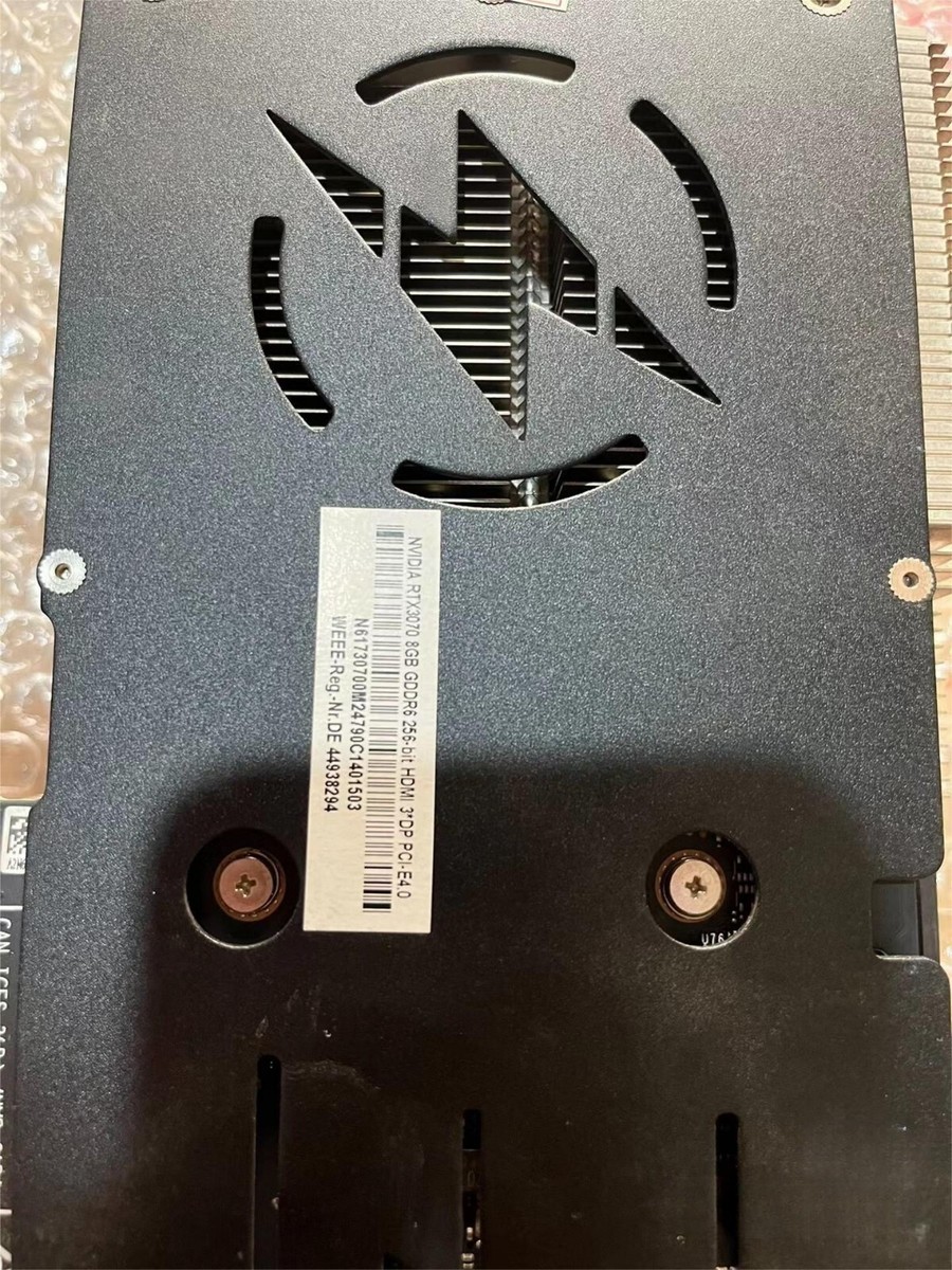 Manli nVIDIA GeForce RTX 3070 8GB GDDR6 GPU Video Graphics Manli nVIDIA GeForce RTX 3070 8GB GDDR6 GPU Video Graphics