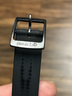 Swatch 腕時計 Swatch Watch Golden Tac GB274 Quartz Swiss Black 34mm Good