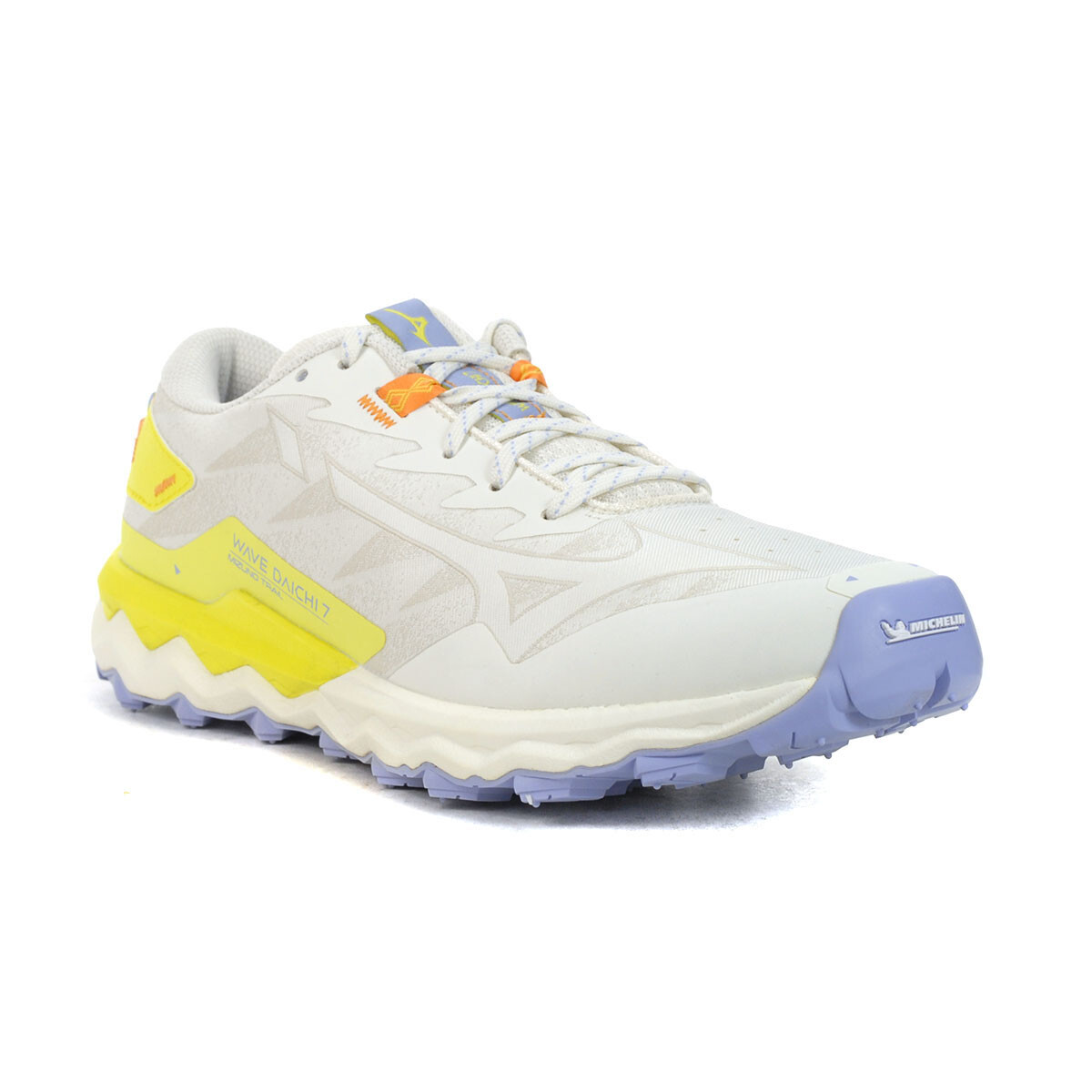 Mizuno Women's Wave Daichi 7 Roxy Snow White/Limeade Running Shoes