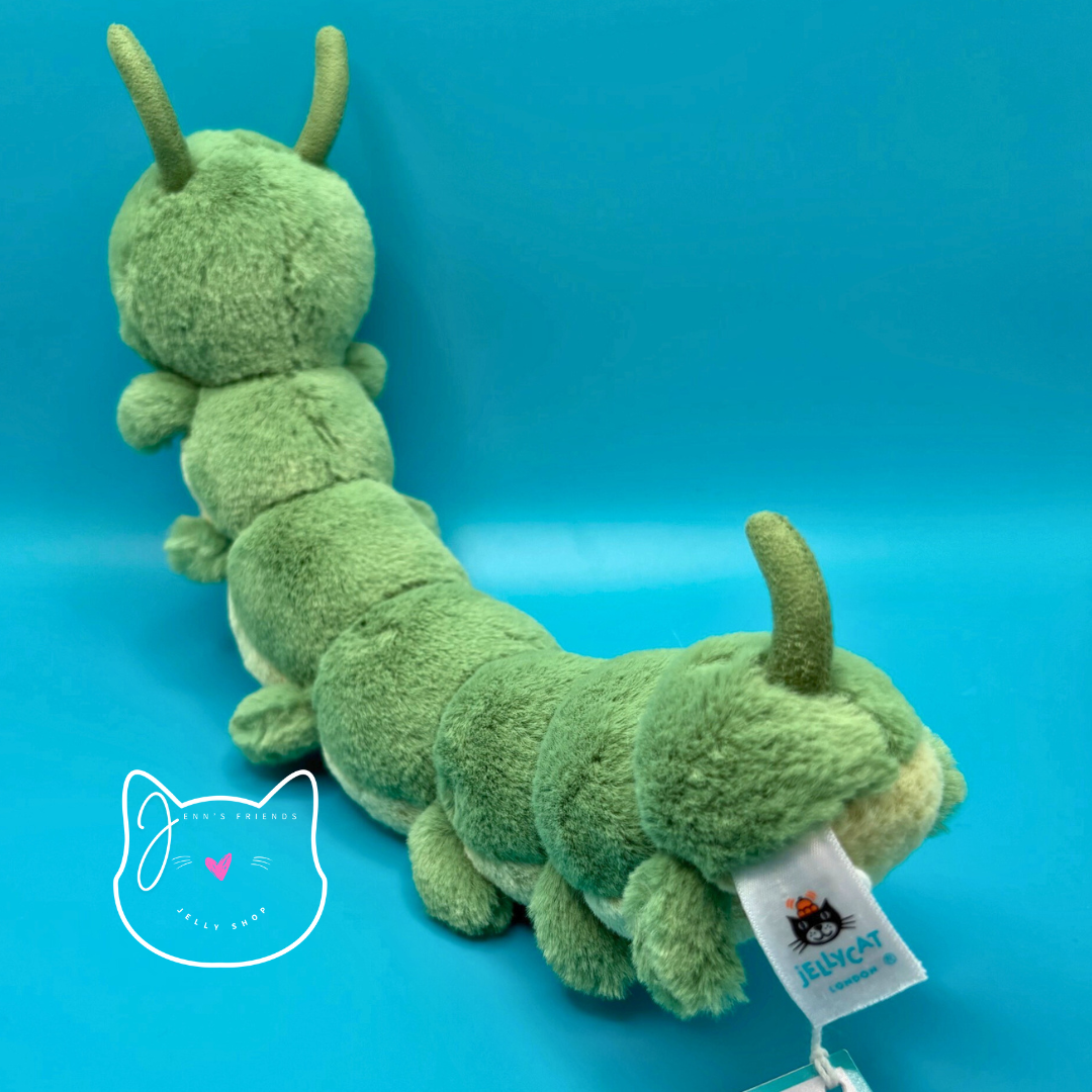 AUTHENTIC Jellycat CARYS CATERPILLAR New NWT RETIRED Soft Plush
