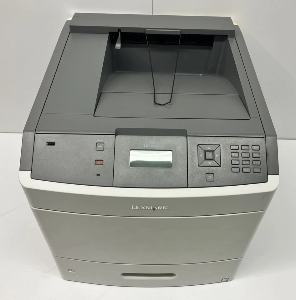 Lexmark T654DN A4 Mono Laser Printer 0030G0335 - Image 3 of 4