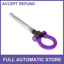 Aluminum Alloy Bumper Trailer Ring Eye Tow Hook Screw For Subaru Impreza Wrx Brz