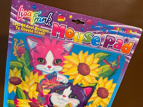 NEW Unopened RARE Vintage Lisa Frank Sunflower Kittens Mouse Pad - Picture 3 of 9