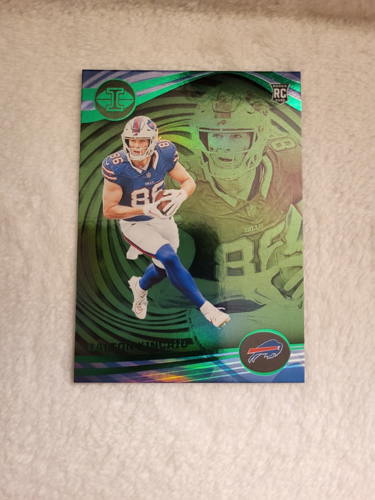 2023 Panini Illusions - Emerald #13 Dalton Kincaid (RC) Buffalo Bills Rookie