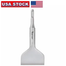 Vearter Floor Scraper 3''X6.3'' SDS Plus Chisel Bit Tool Tile Concrete Hammer