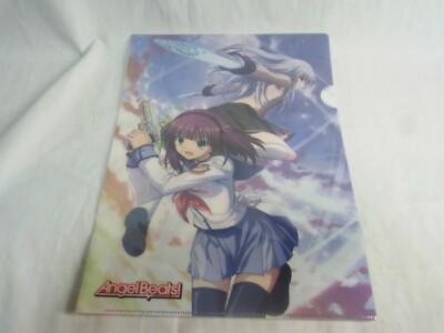 Key Angel Beats! Prize Clear Folder Mint