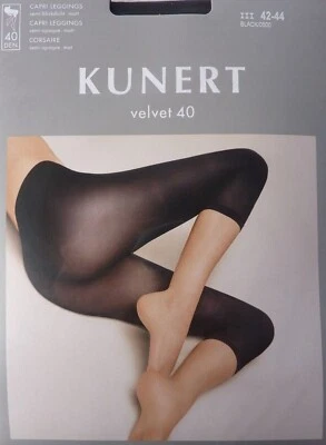 KUNERT Damen Capri Leggings VELVET 40, semi-blickdicht, matt XS S M L XL XXL - Bild 1 von 4