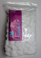 Up Up Boules de coton jumbo hypoallergéniques - Salon de spa pour bébé usage domestique artisanat 200 ct