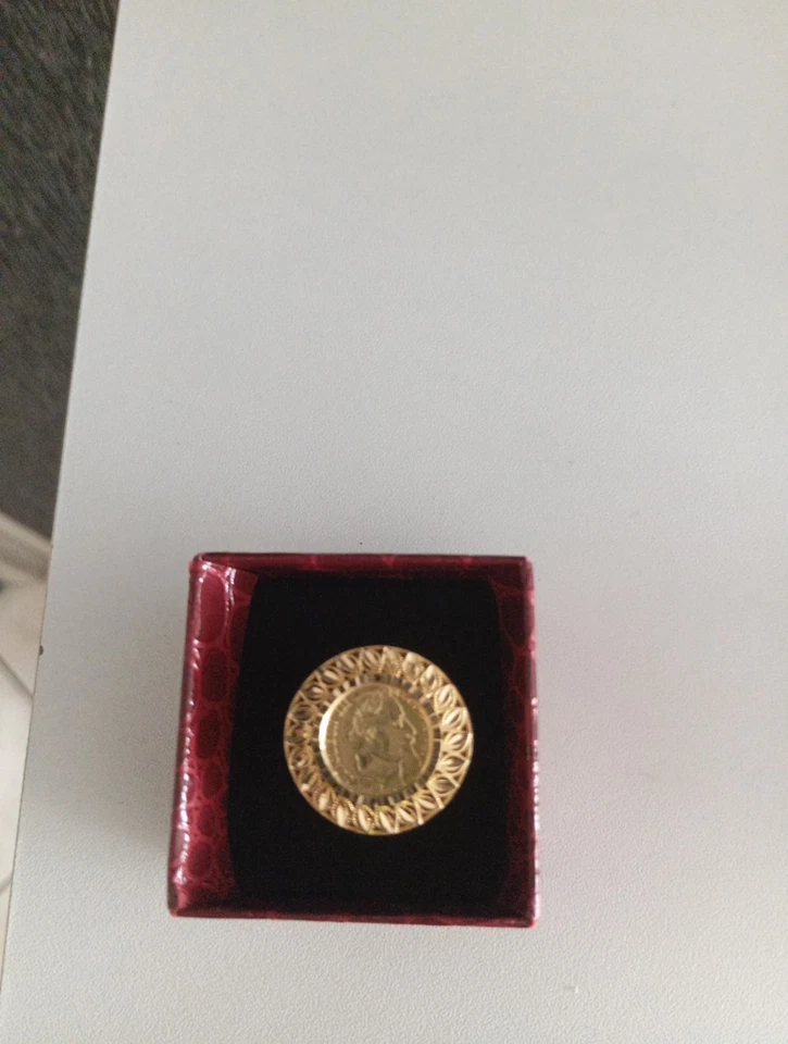 Bague Napoléon Or 18 Carrat Décoratif - Photo 1/4