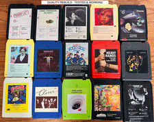 8 Track Tapes TESTED WORKING Pick  Choose LOT Rock Quad Cartridge