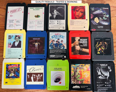 8 Track Tapes TESTED WORKING Pick & Choose LOT Rock Quad Cartridge