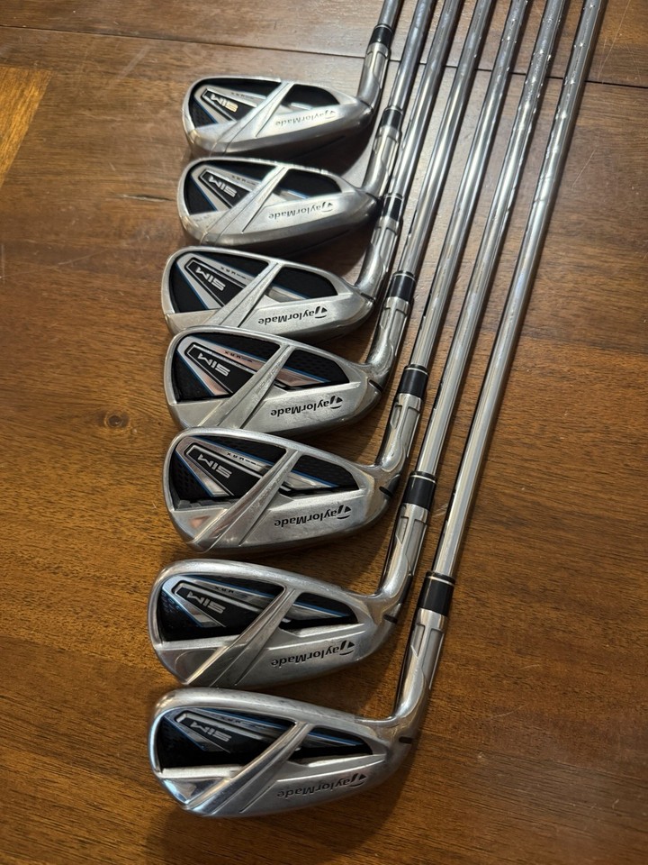 Taylormade Sim Max Left Handed Iron Set 5-AW | eBay
