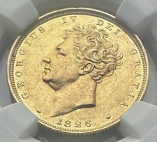 1826 Sovereign NGC AU 58 - George IV British Gold Coin*434