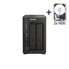 QNAP NAS Turbo-Station TS-253E-8G 2x NAS-Festplatten im Bundle