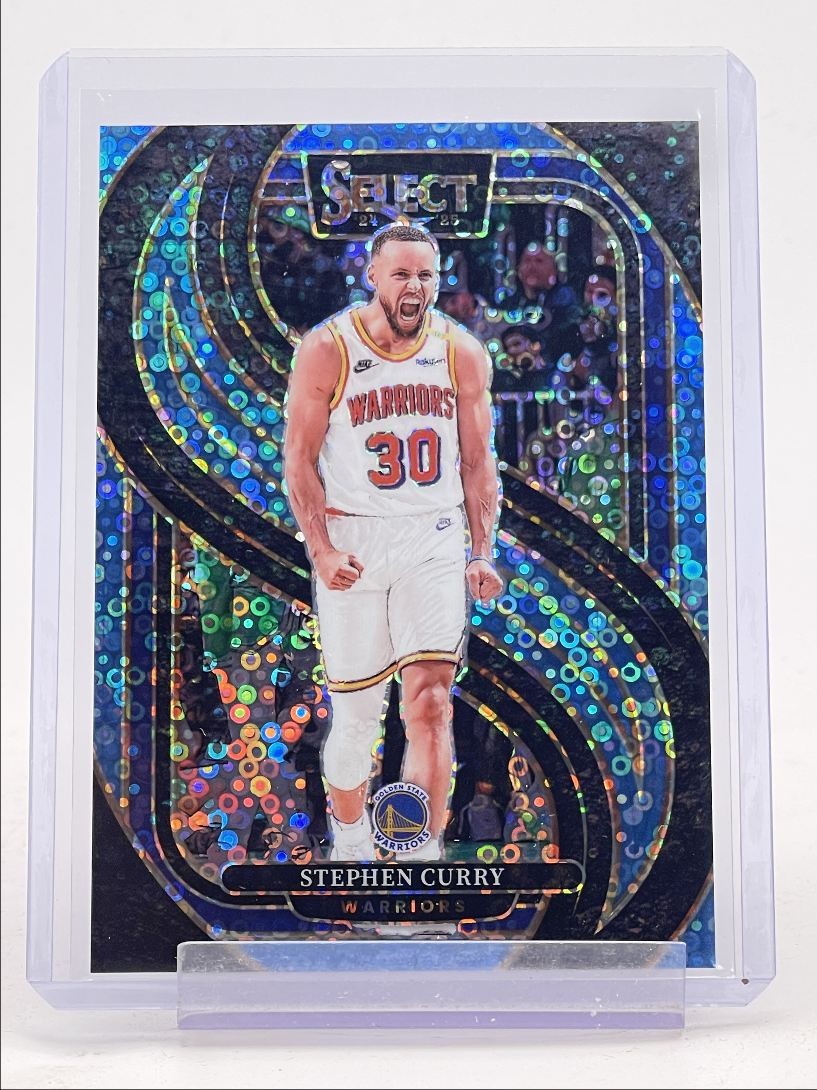 STEPHEN CURRY 2024-25 SELECT PREMIER LEVEL LIGHT BLUE DISCO /99 Q5118