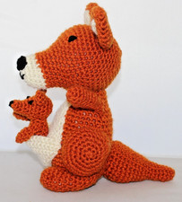 ناعم ألعاب Crocheted Kangaroo
