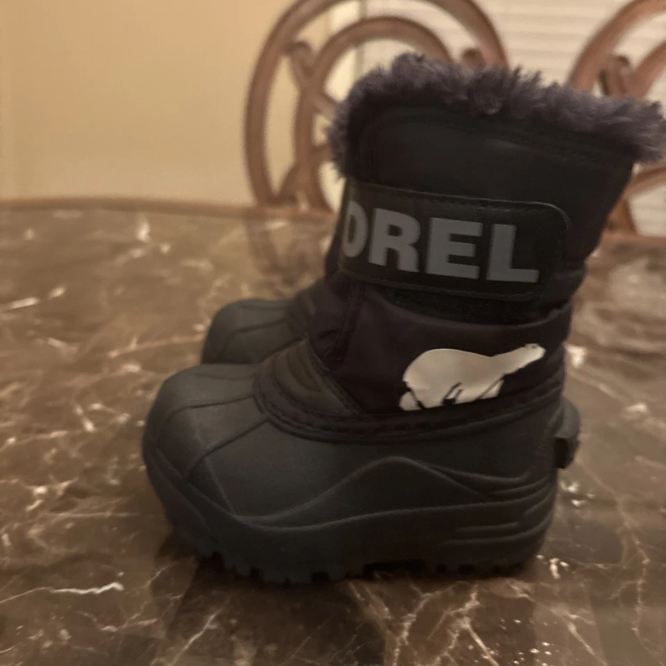 Bota Sorel Snow Commander 6C forrada de lana impermeable tracción aislada Foto 2 de 4