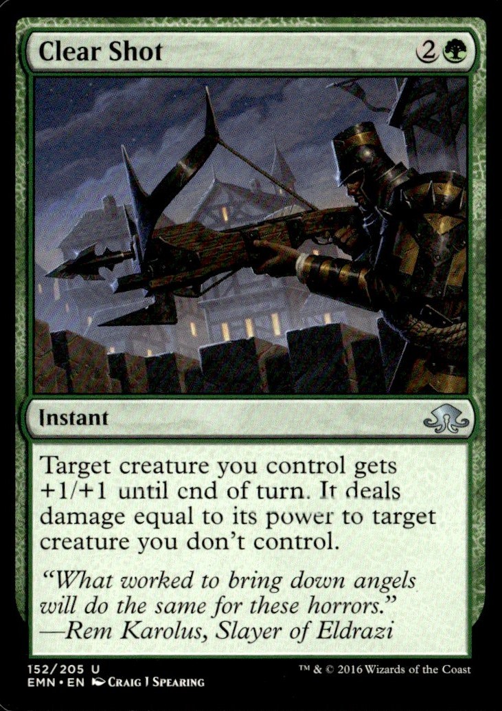 2016 Eldritch Moon Clear Shot Expansion/Uncommon #152