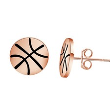 Basketball Earrings Sport Ball Stud Earrings Basketball Jewelry for Basketball L