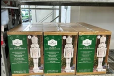 6' Giant Nutcracker Light Up Blow Mold Animated Christmas Paint Yourself 2025