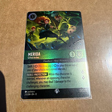 Disney Lorcana Merida Gifted Archer 213/204 Epic Holo - Wilds Unknown
