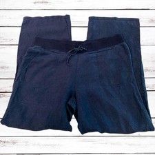 Talbots 100 Linen Pull On Pants With Pockets Wide Leg Women  s Size Large